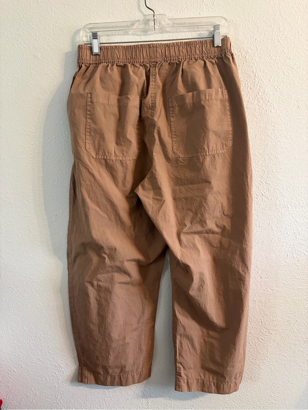 Marine Layer Relaxed Pleated Ankle Pants in Brown - Picture 2 of 4